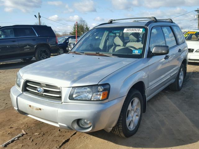 JF1SG65693H741201 - 2003 SUBARU FORESTER 2 SILVER photo 2
