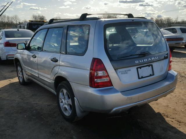 JF1SG65693H741201 - 2003 SUBARU FORESTER 2 SILVER photo 3