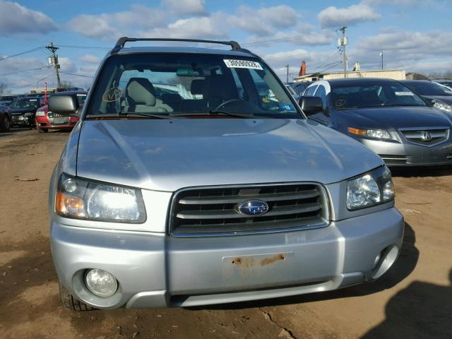 JF1SG65693H741201 - 2003 SUBARU FORESTER 2 SILVER photo 9