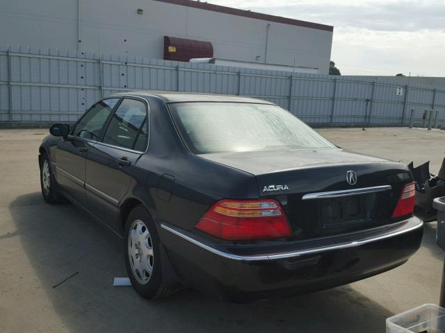 JH4KA96631C001437 - 2001 ACURA 3.5RL BLACK photo 3