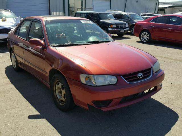 1NXBR12E21Z522180 - 2001 TOYOTA COROLLA CE RED photo 1