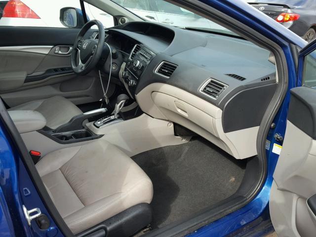 19XFB2F96DE048816 - 2013 HONDA CIVIC EXL 蓝色 照片 5