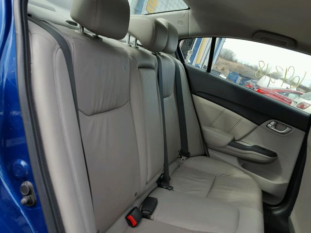 19XFB2F96DE048816 - 2013 HONDA CIVIC EXL 蓝色 照片 6