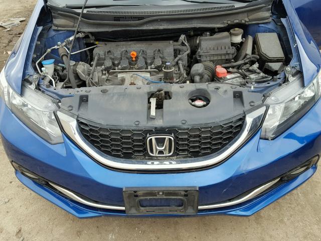 19XFB2F96DE048816 - 2013 HONDA CIVIC EXL 蓝色 照片 7