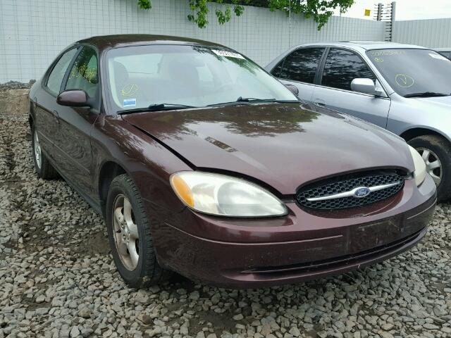 1FAHP53UX1A185170 - 2001 FORD TAURUS SE MAROON photo 1