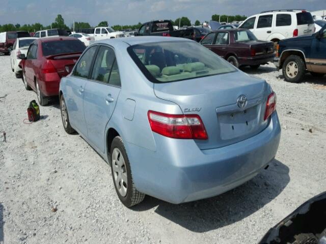 JTNBE46K473089926 - 2007 TOYOTA CAMRY NEW BLUE photo 3