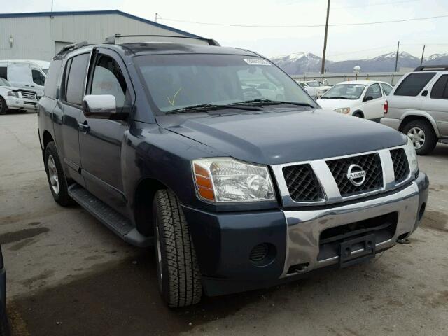 5N1AA08B86N718359 - 2006 NISSAN ARMADA SE BLUE photo 1