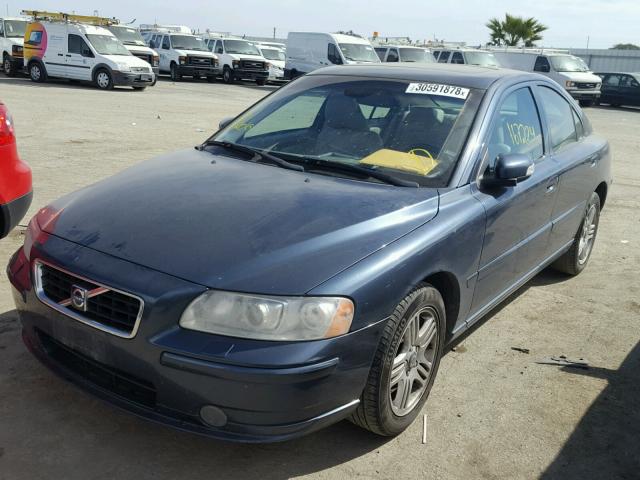 YV1RS592372614438 - 2007 VOLVO S60 2.5T BLUE photo 2