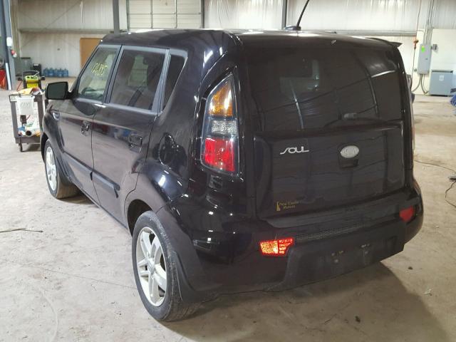 KNDJT2A27A7110852 - 2010 KIA SOUL + BLACK photo 3