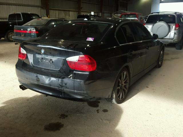 WBAVD33526KV64326 - 2006 BMW 330 XI BLACK photo 4