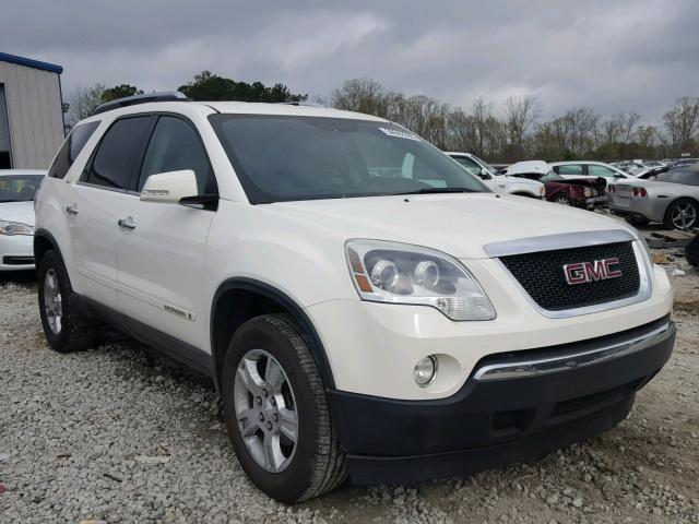 1GKER23758J274692 - 2008 GMC ACADIA SLT WHITE photo 1