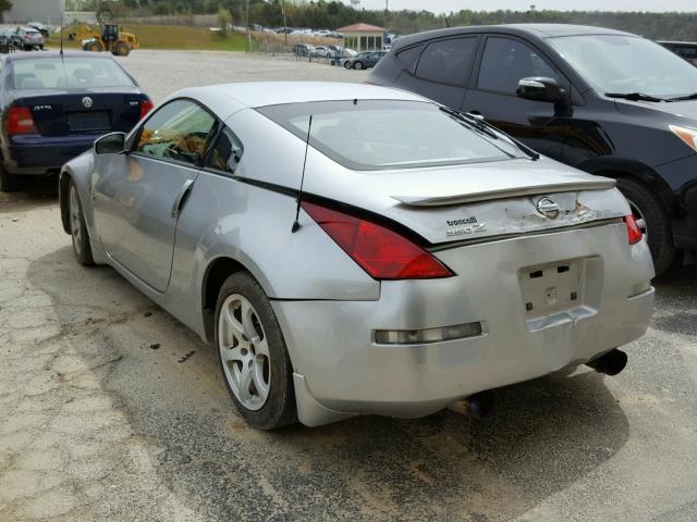 JN1AZ34DX5M604120 - 2005 NISSAN 350Z COUPE SILVER photo 3