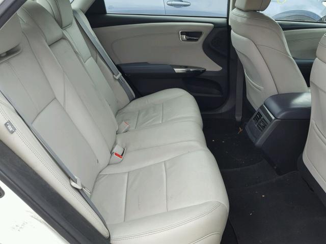 4T1BK1EB4DU012438 - 2013 TOYOTA AVALON BAS WHITE photo 6