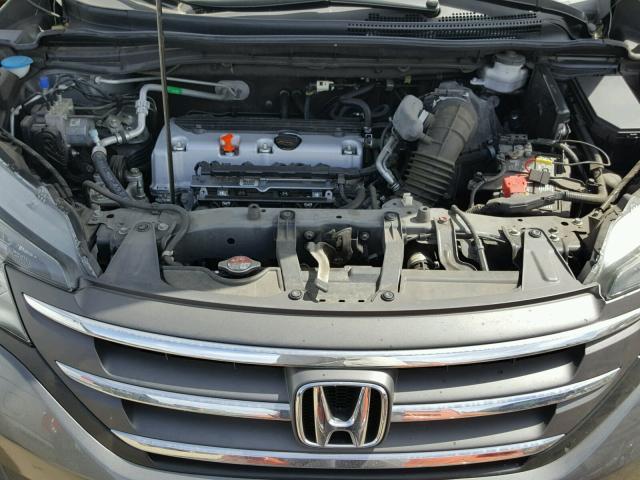 2HKRM3H77EH529308 - 2014 HONDA CR-V EXL CHARCOAL photo 7