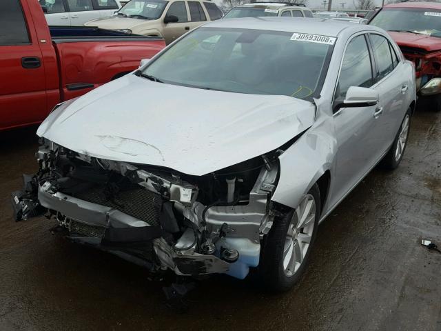 1G11H5SL0EF146445 - 2014 CHEVROLET MALIBU LTZ 银色 照片 2