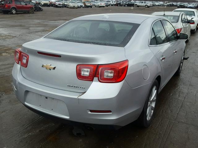 1G11H5SL0EF146445 - 2014 CHEVROLET MALIBU LTZ 银色 照片 4