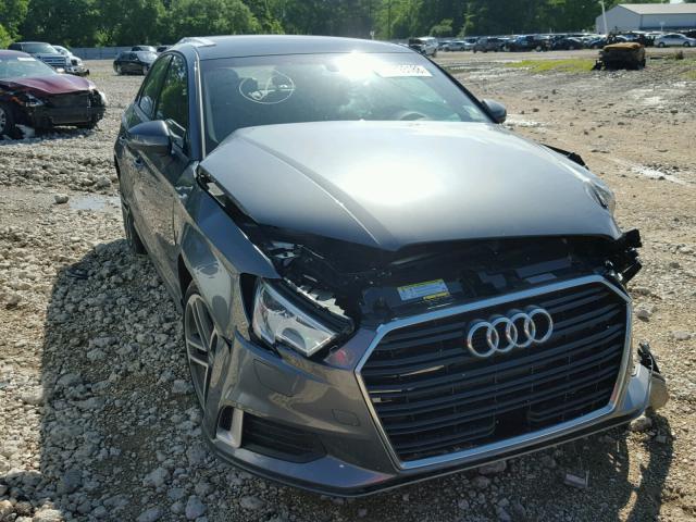 WAUAUGFF6J1015950 - 2018 AUDI A3 PREMIUM GRAY photo 1