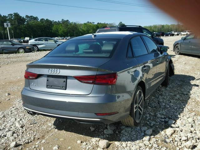 WAUAUGFF6J1015950 - 2018 AUDI A3 PREMIUM GRAY photo 4