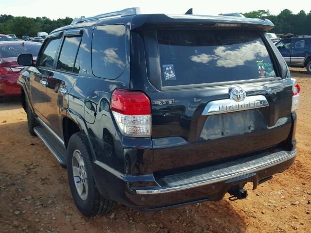 JTEZU5JR2B5028731 - 2011 TOYOTA 4RUNNER BLACK photo 3