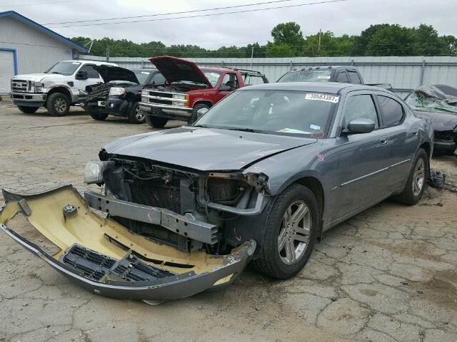 2B3KA53H66H276242 - 2006 DODGE CHARGER R/ GRAY photo 2