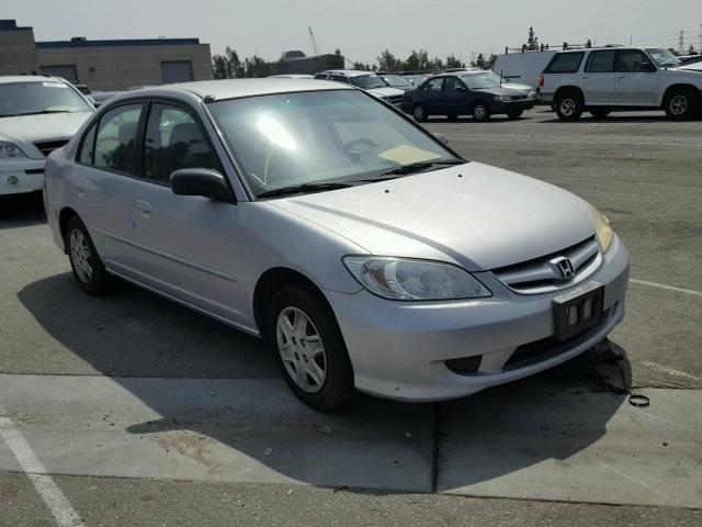 1HGEN26555L000248 - 2005 HONDA CIVIC GX SILVER photo 1