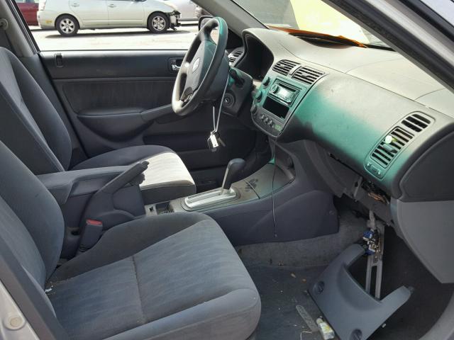 1HGEN26555L000248 - 2005 HONDA CIVIC GX SILVER photo 5