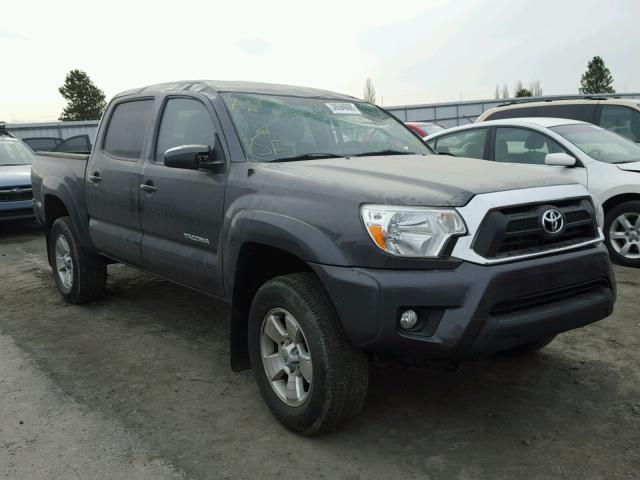 5TFLU4EN4FX114905 - 2015 TOYOTA TACOMA DOU CHARCOAL photo 1