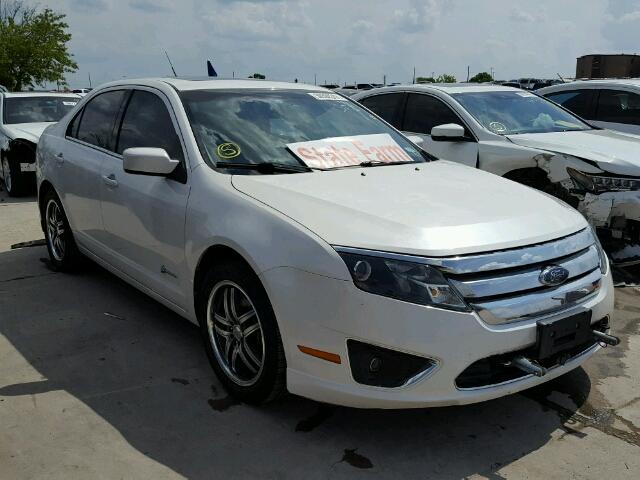 3FADP0L37AR261670 - 2010 FORD FUSION HYB WHITE photo 1