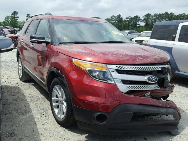 1FM5K7D85EGB79154 - 2014 FORD EXPLORER X RED photo 1