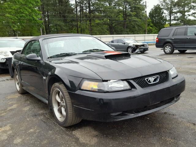 1FAFP45X53F419195 - 2003 FORD MUSTANG GT BLACK photo 1