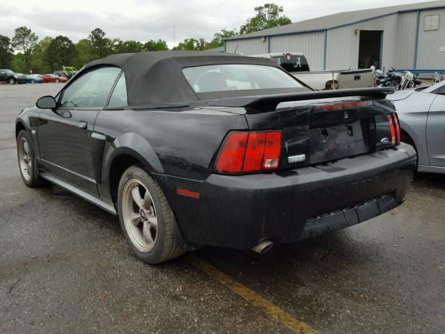 1FAFP45X53F419195 - 2003 FORD MUSTANG GT BLACK photo 3