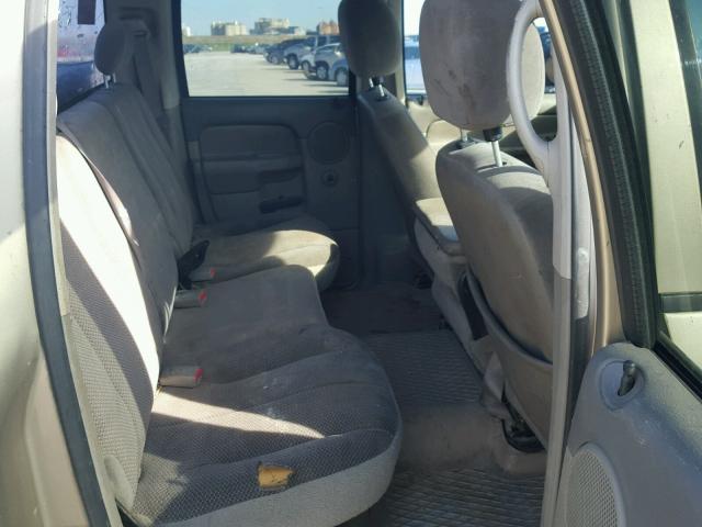 3D7KA28C34G281007 - 2004 DODGE RAM 2500 S GOLD photo 6