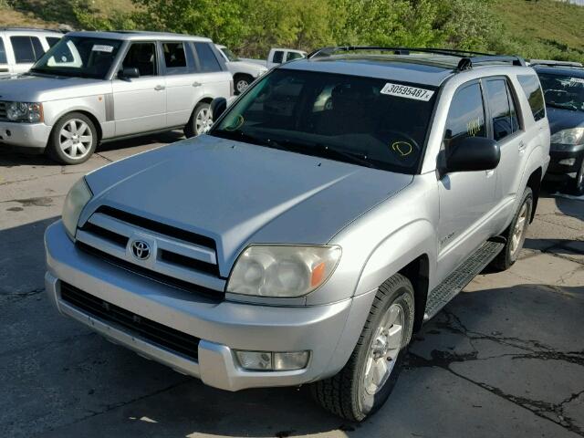 JTEBU14R748024536 - 2004 TOYOTA 4RUNNER SR SILVER photo 2