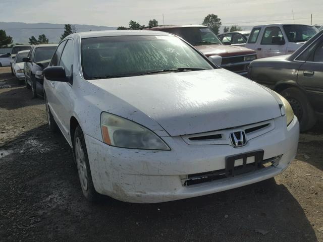 1HGCM66303A028483 - 2003 HONDA ACCORD LX WHITE photo 1