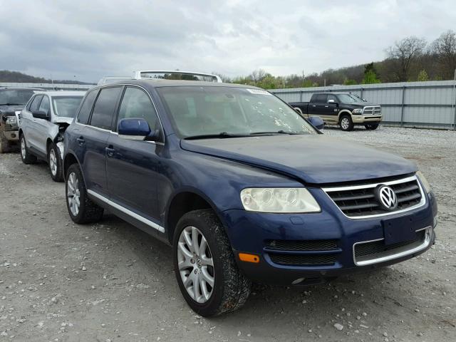 WVGCM67L34D021035 - 2004 VOLKSWAGEN TOUAREG 4. BLUE photo 1