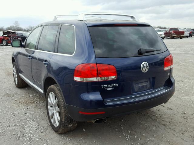 WVGCM67L34D021035 - 2004 VOLKSWAGEN TOUAREG 4. BLUE photo 3