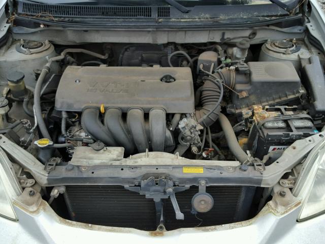 2T1KR32E13C048738 - 2003 TOYOTA COROLLA MA SILVER photo 7