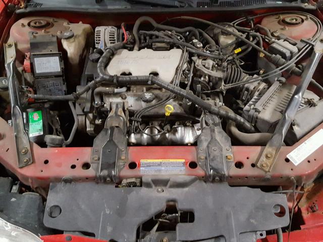 2G1WW12E349427734 - 2004 CHEVROLET MONTE CARL RED photo 7