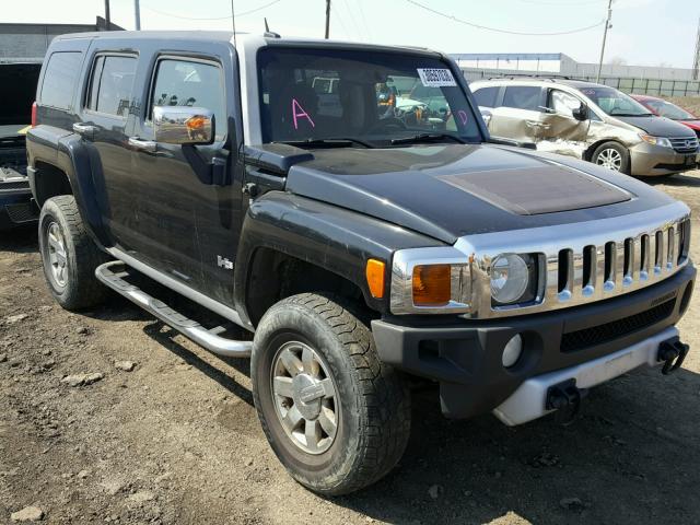 5GTEN13E388106369 - 2008 HUMMER H3 BLACK photo 1