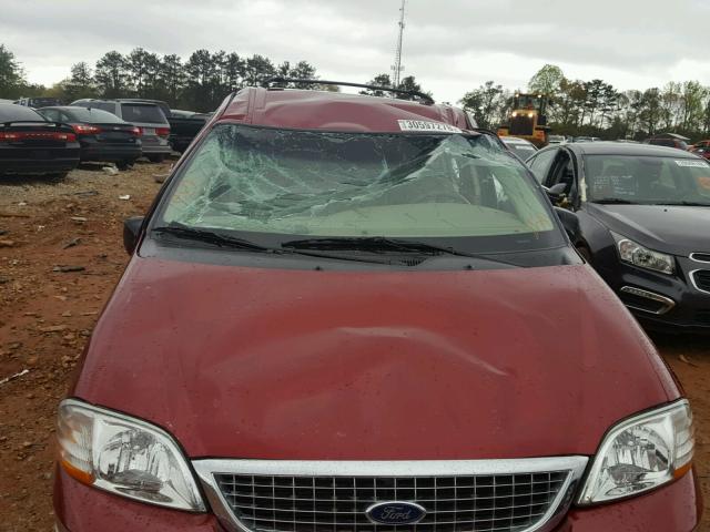 2FMZA53483BA47937 - 2003 FORD WINDSTAR S RED photo 9