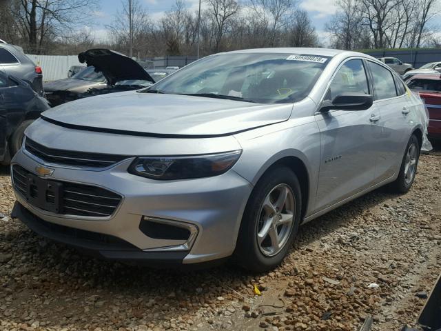 1G1ZB5ST9GF215530 - 2016 CHEVROLET MALIBU LS ვერცხლისფერი ფოტო 2