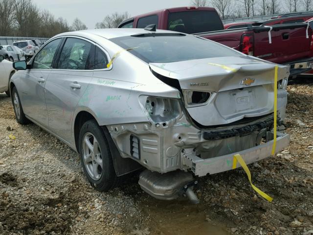 1G1ZB5ST9GF215530 - 2016 CHEVROLET MALIBU LS ვერცხლისფერი ფოტო 3