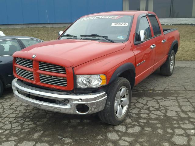 1D7HU18Z03J548181 - 2003 DODGE RAM 1500 S RED photo 2