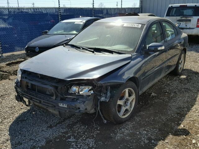 YV1RS592X72643841 - 2007 VOLVO S60 2.5T BLUE photo 2