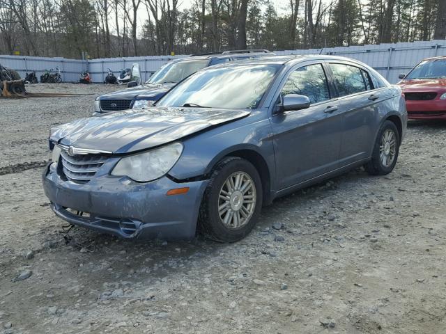 1C3LC46K07N509723 - 2007 CHRYSLER SEBRING BLUE photo 2