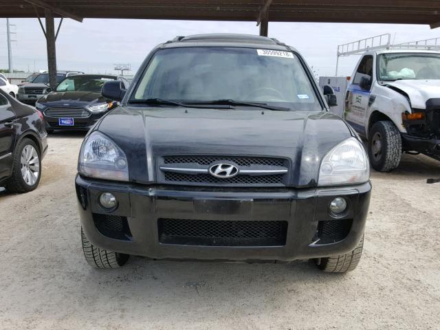 KM8JN12D27U519805 - 2007 HYUNDAI TUCSON SE BLACK photo 9