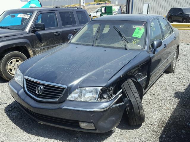 JH4KA96614C003742 - 2004 ACURA 3.5RL BLUE photo 2