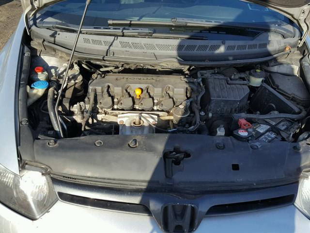 2HGFG12846H568417 - 2006 HONDA CIVIC EX Gümüş foto 7