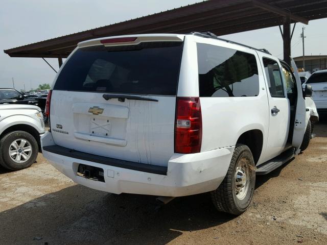 3GNGC26K28G149888 - 2008 CHEVROLET SUBURBAN C WHITE photo 4