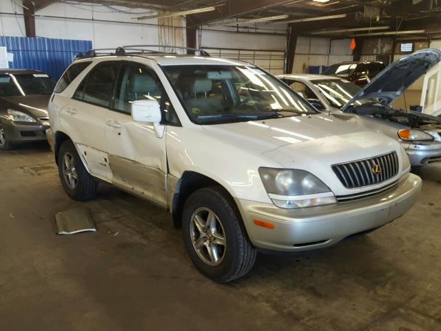 JT6HF10U7X0033590 - 1999 LEXUS RX 300 WHITE photo 1